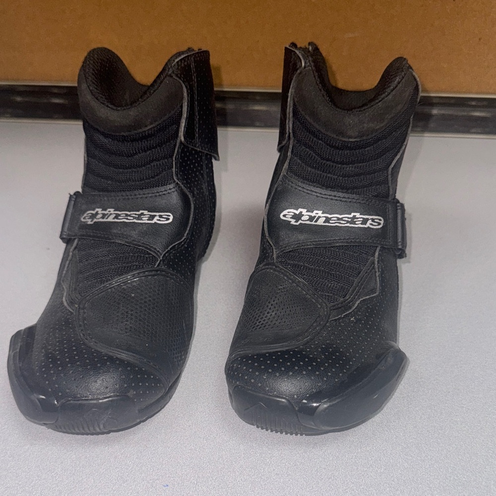 Alpinestars Black Athletic Motorcycle Shoes
